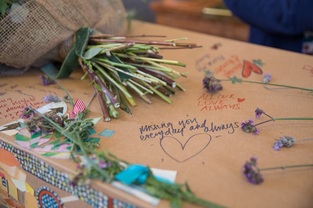Photo Coffin, flowers